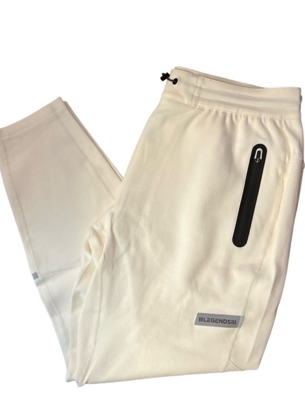 Legends Men's Cream Performance Joggers